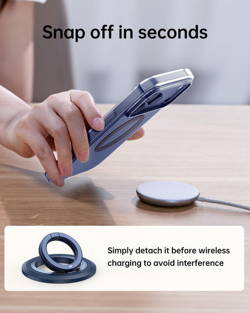 SYNCWIRE 360 17 16 15 14 13 12 for MagSafe Ring Phone Holder, Rotation Magnetic Cell Phone Grip Dual-Sided Magnets