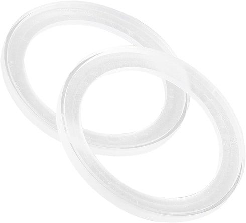 Unifizz 2Pcs Car Speaker Spacer Ring Mounting Plate, Transparent Acrylic 78mm ID for 3.5 Inch