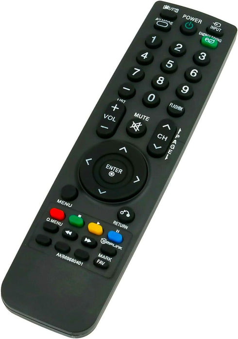 New Remote Control AKB69680401 for LG LCD LED TV Models 22LH20-UA, 26LH20-UA, 32LH20-UA, 37LH20-UA, 42LH20-UA, and more