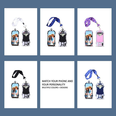 Gear Beast Cell Phone Wrist Strap, Mobile Phone Holder Wristlet with Card Pocket for iPhone, Galaxy & Most Smartphones