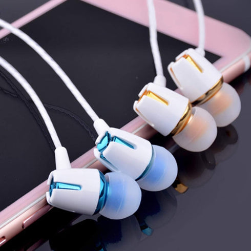 Heave Headset Wired in Ear Headphones Earbuds,Powerful Heavy Bass Sound Wired Gaming Earbuds Built in Noise