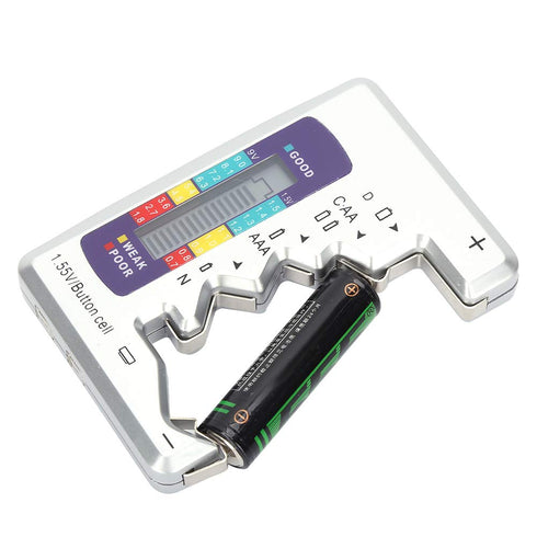 AUNMAS Digital Battery Tester, Universal Battery Checker for AAA C D 9V 1.5V Household Batteries