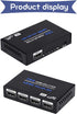 ENBUER 1x4 1 4 3D 4K 2K PS3, HDMI Splitter, in Out HDMI Splitter Audio Video Distributor Box Support & x Compatible