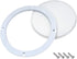 uxcell 8" Speaker Grill Mesh Decorative Circle Woofer Guard Protector Cover Accessories (White)