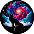 Cool Cosmic Fox Galaxy Graphic Space Art PopSockets Standard PopGrip