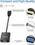 HDMI to VGA Adapter, 5 Pack, Gold-Plated (Male to Female) for Computer, Desktop, Laptop, Monitor, Projector, Black