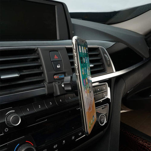 BEERTE Phone Holder for BMW 3 Series 2012-2018, 4 Series 2013-2020, Adjustable Magnetic Car Air Vent Mount