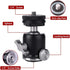 Camera Tripod Mini Ball Head Mount with Cold Shoe, 360 Pan & 90 Tilt Adapter for DSLR/Light Stand