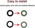 2pcs/Set Sapphire Rear Back Camera Glass Lens Replacement for iPhone 13 & 13 Mini with Preinstalled Adhesive and Repair