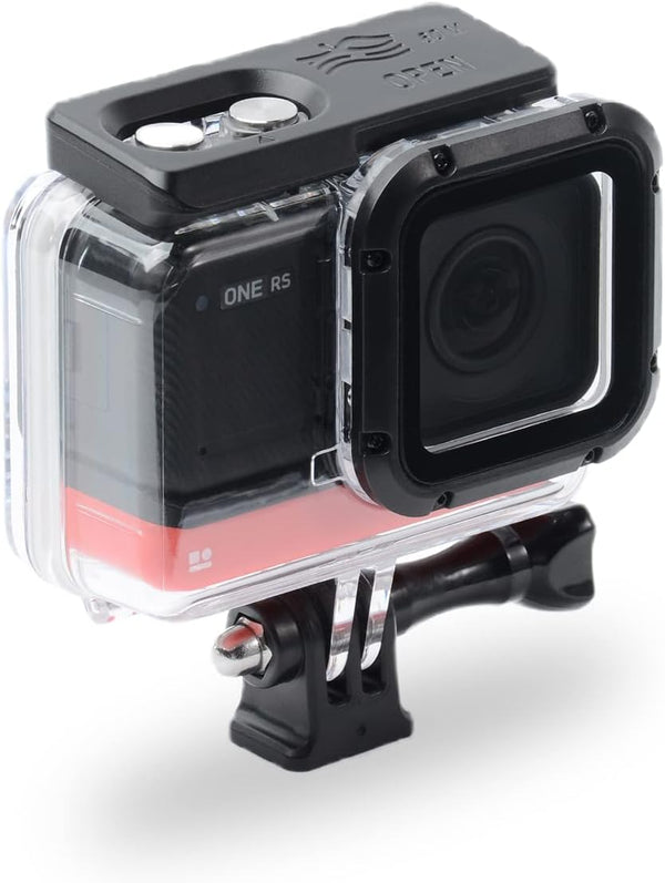Waterproof Housing Case for Insta360 ONE RS 4K Edition, Underwater Diving Protective Shell with Bracket Accessories