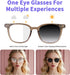 Tulbeys Smart Glasses for Women Men, Bluetooth Glasses with Photochromic Lenses, Touch Control Voice Assistant