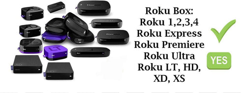 Universal Remote for Roku Boxes & TVs - Supports TCL, Sanyo, LG, RCA, Philips, HITACHI, ONN, Insignia, Hisense