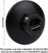 Goktvai 0.67in/17mm 16 15 14 13 12 Magnetic Phone Mount Base, Phone Holder Ball Head Socket for Car Dashboard Air Vent