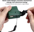 USB Hand Crank Phone Charger, Portable Emergency Charger with LED Light for Hiking and Camping