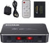 4K HDR HDMI Switch, Koopman 4 Ports 4K 60Hz HDMI 2.0 Switcher with IR Wireless Remote, Supports UltraHD Dolby Vision