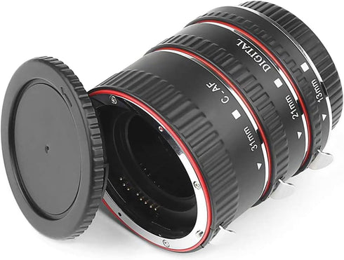 Macro Lens Tube Extension, Fast Auto Focus Adapter Ring 13mm 21mm 31mm for EOS EF Mount Cameras