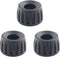WHYHKJ 3PCS Rubber Tripod Feet Accessory (15mm) for Camera Non Slip Tripod Replacement