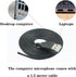 LANDIBO K050 USB Microphone, Plug and Play Desktop Laptop gooseneck Microphone, Suitable for Games, conferences