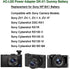 Gonine for Sony ZV-1 Dummy Battery - AC-LS5 Continuous Power Supply AC Adapter NP-BX1 Charger Kit for Cameras