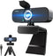 Lusinx 1080P Webcam for Computer/Laptop/Desktop/PC, External Camera with Microphone, USB Plug&Play, Auto Low
