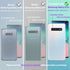 KIOMY Clear Case for Samsung Galaxy S10+ / S10 Plus, Shockproof Bumper Protective Phone Cover, Flexible TPU