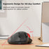 Nulea M501 Wireless Trackball Mouse, Rechargeable Ergonomic Mouse with Easy Thumb Control, 3 Device Connection