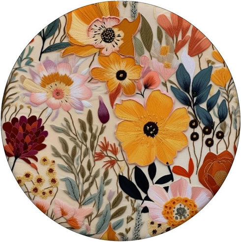 Floral Flower Mixed Colorful Blossoms PopSockets Standard PopGrip