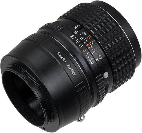 Fotodiox Lens Mount Adapter - PK-NEX, Pentax K/PK Lens to Sony Alpha Nex E-mount Camera Adapter