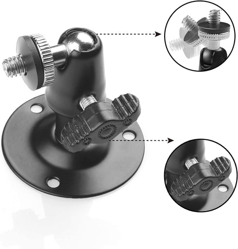 Camera Bracket Mount 3 Pcs Security Wall Mount for Oculus Sensor, Arlo Pro, Metal Security Camera Bracket