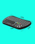 iPazzPort Bluetooth Mini Keyboard with Touchpad, 2.4G Mini Wireless Keyboard and Mouse, RGB Backlit