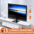 KKTONER 13 inch 32 inch 75 75mm/100 100mm 77Lbs Single Computer Monitor Stands Full Motion Swivel Free Standing Desk