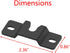 Sound Bar Mounting Bracket, Wall Mount Brackets for Vizio Soundbar, Fits Most Sound Bars, Hardware Kit Included