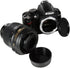 Camera Body Cap & Rear Lens Cover for Nikon D3, D4, Df, D300, D300S, D750, D700, D800, D800E, D610, D600, D70, D70S,
