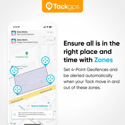 Tack GPS Tracking Device, 30 Days Battery Life, FCC Certified for Kids, Pets, Elderly, and Vehicles