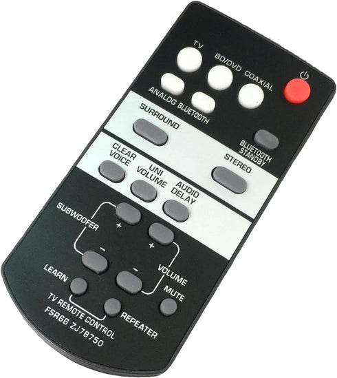 Replaced Remote FSR66 for Yamaha YAS-107 YAS-207 YAS 106 YAS-203 ATS-1070 ATS-1060 ATS-1030 ZJ78750 ATS1050 ATS-1050 YAS-105 YAS-103 ATS1080 YAS-1080 YAS-108 Home Audio Speaker System