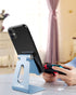 CreaDream Adjustable Cell Phone Stand, Aluminum Desktop Holder Compatible with Phone 13/12 Pro Max, All Mobile Phones,