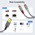 ZARSSON 6.6FT PS4, USB to RCA Audio Cable, Stereo Y Splitter Adapter for Laptops, Desktops, Amplifiers, Home Theater