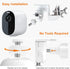 Gutter Mount for Eufy, Wyze, Google Nest, Arlo, Compatible with Any Security Camera and Solar Panel with 1/4 Screw