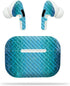 MightySkins Carbon Fiber Skin for Apple Airpods Pro - Antique Purple | Textured Carbon Fiber Finish | Easy to Apply,