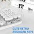Wireless Keyboard Mouse Combo - 104 Keys Colorful Keyboard with Number Pad & Mouse for Windows