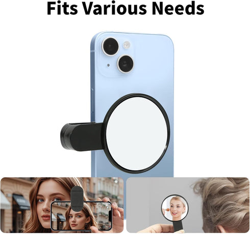 Yeecuem 16 15 14 13 Portable Phone Rear Camera Selfie Mirror, Check Your Look Using the Back Camera, Compact Phone