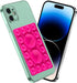 Silicone Suction Phone Holder Mount, Adhesive Phone Accessory for iPhone and Android, Hands-Free Mirror Shower Holder