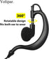 CLS1110 CLS1410 Earpiece with PTT Mic, Compatible with Motorola Radio CP200 GP300 GP2000 Walkie Talkie, Single-Wire