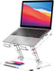 Lpoake Adjustable Foldable Laptop Stand, Portable Ergonomic Computer Stand for Laptop, Compatible with