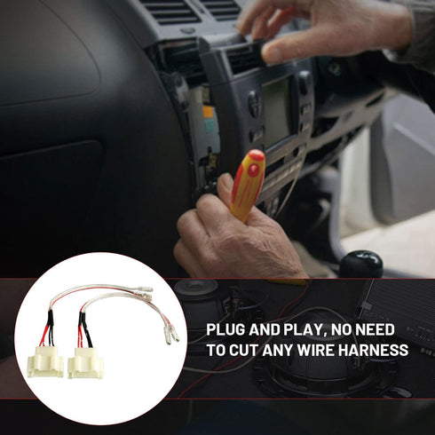 RED WOLF Door Speaker Wiring Harness Connector Plug Replacement for Volkswagen VW 2009-2018 Models