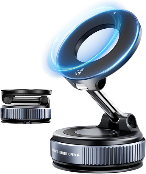 KOSOKO Nano Gel Suction Cup Car Mount, Magnetic Phone Holder for Your Car/Gym/Shower,