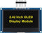 DWEII 2.4" 2.42 inch 128x64 OLED LCD Display Module SSD1309 7 Pin SPI/IIC
