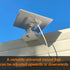 Gutter Mount for Eufy, Wyze, Google Nest, Arlo, Compatible with Any Security Camera and Solar Panel with 1/4 Screw