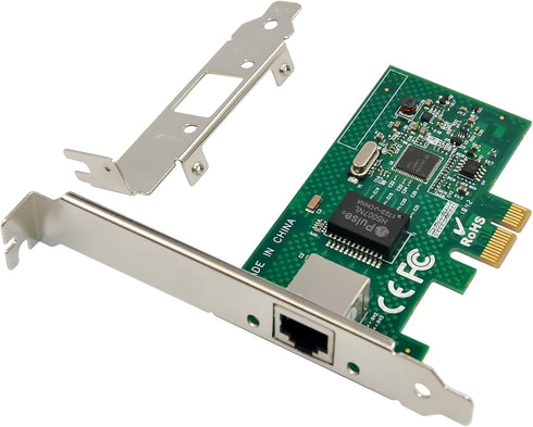 C&N PCIe Gigabit Network Card 1000M PCI Express Ethernet Adapter with Intel I210AT