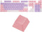 MECCANIXITY 104 Keys Pudding Keycaps Set, OEM Profile 60 Percent ABS for Mechanical Keyboard Layout, Purple & Pink